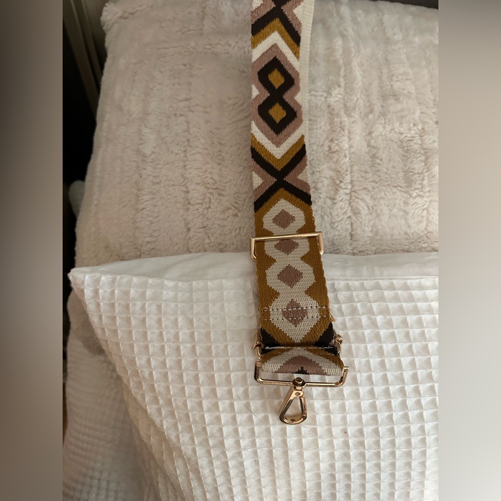 Geometric Patterned Bag Strap - image 2